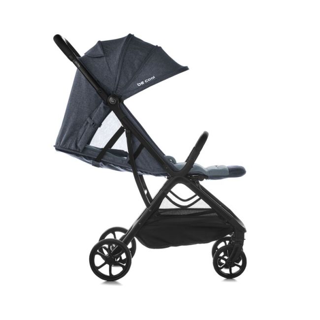 Carucior sport, Be Cool, Strike, Cu pliere automata, Roti cu suspensii, De la nastere pana la 22 Kg, 6.88 Kg, Be Azure BYN8420421092835