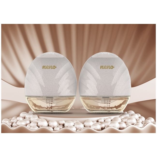 Neno perla twin – două pompe de sân electrice premium, fără fir nen-mam-lk016