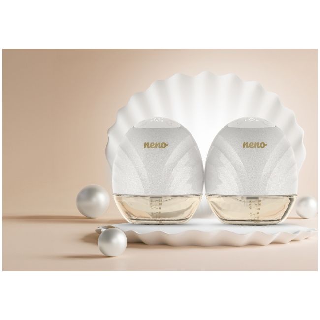 Neno perla twin – două pompe de sân electrice premium, fără fir nen-mam-lk016