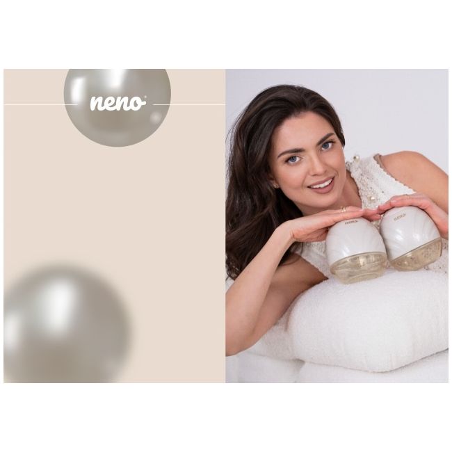 Neno perla twin – două pompe de sân electrice premium, fără fir nen-mam-lk016