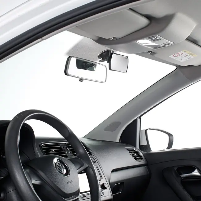 Oglinda auto, Jane, Pentru parbriz, Din sticla rezistenta la spargere, 14.5 x 7.5 x 5.5, Black BYN8420421085271