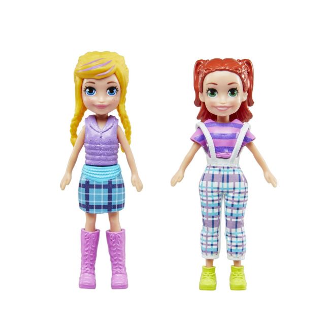 POLLY POCKET SET 2 PAPUSI SI ACCESORII 27 PIESE VIVMTHNF51_JCB23