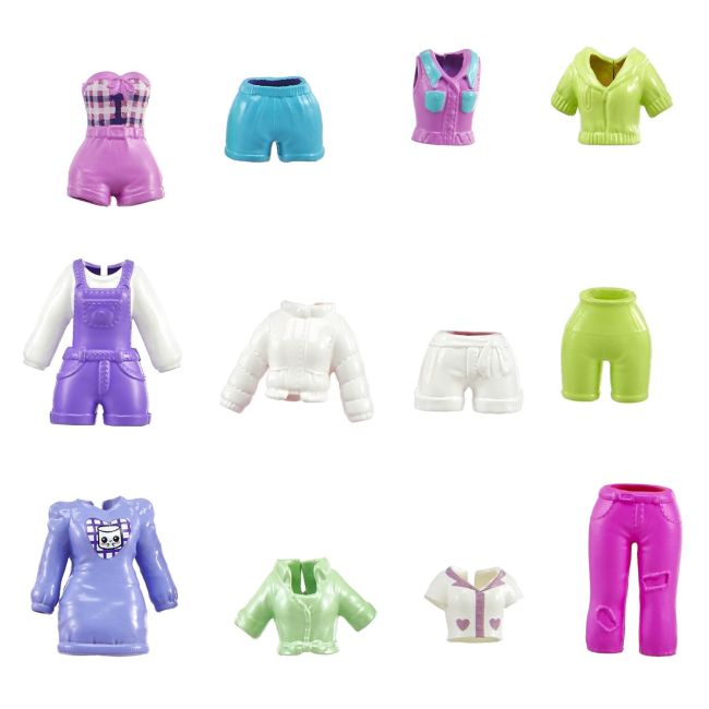POLLY POCKET SET 2 PAPUSI SI ACCESORII 27 PIESE VIVMTHNF51_JCB23