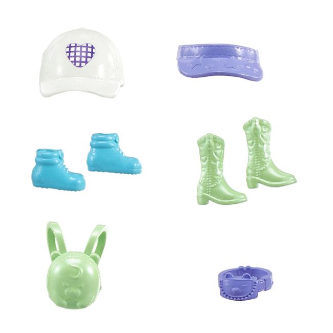 POLLY POCKET SET 2 PAPUSI SI ACCESORII 27 PIESE VIVMTHNF51_JCB23