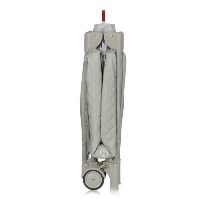 Patut pliant, Lionelo, Flower, Cu doua nivele, Cu arcada, Geanta transport, Masuta de infasat, Bara cu jucarii, Fereastra laterala, 120x60 cm, Conform cu standardele europeane de securitate EN 716 si EN12221, Cappuccino BYNLO-FLOWER_CAPPUCCINO