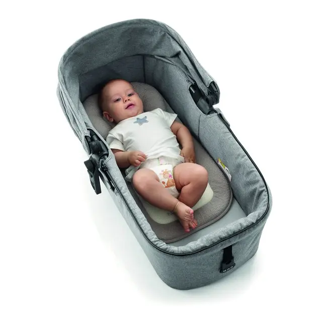 Perna universala reversibila, Jane, Pentru carucior, landou, scaun auto, balansoar, scaun de masa, 33 x 62 cm, Gri BYN8420421067468