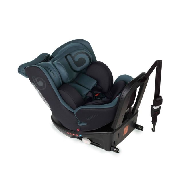 Scaun auto, Be Cool, Easy I-Size, Rotire 360 grade, 40 - 150 cm, 0 - 36 kg, Cu Isofix si Centura Top Tether, Conform cu standardul european de securitate ECE R129, Be Petrol BYN8420421090190