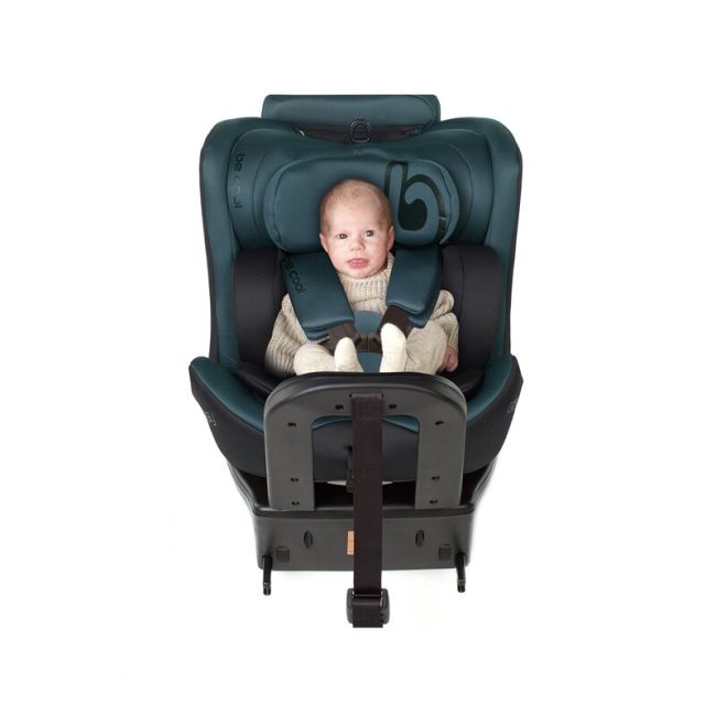 Scaun auto, Be Cool, Easy I-Size, Rotire 360 grade, 40 - 150 cm, 0 - 36 kg, Cu Isofix si Centura Top Tether, Conform cu standardul european de securitate ECE R129, Be Petrol BYN8420421090190