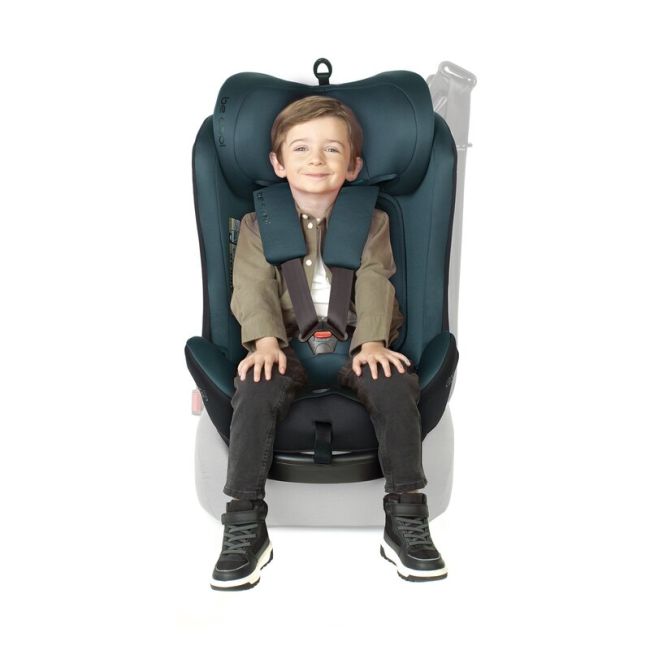 Scaun auto, Be Cool, Easy I-Size, Rotire 360 grade, 40 - 150 cm, 0 - 36 kg, Cu Isofix si Centura Top Tether, Conform cu standardul european de securitate ECE R129, Be Petrol BYN8420421090190