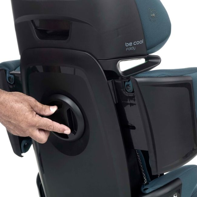 Scaun auto, Be Cool, Foldy, I-Size, Cu sistem isofix, Pliabil, 100-150 cm, 4-12 ani, Conform cu standardul european de securitate ECE R129, Be Petrol BYN8420421090510