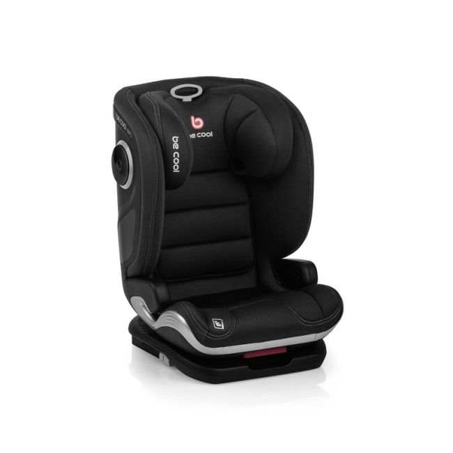Scaun auto, Be Cool, Mars I-Size, 100-150 cm, 4-12 ani, Cu isofix, Protectie superioara in caz de impact lateral - SPS, Cu tetiera reglabila, Conform cu standardul european de securitate ECE R129, Dark BYN8420421077962