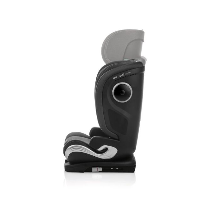 Scaun auto, Be Cool, Mars I-Size, 100-150 cm, 4-12 ani, Cu isofix, Protectie superioara in caz de impact lateral - SPS, Cu tetiera reglabila, Conform cu standardul european de securitate ECE R129, Dark BYN8420421077962