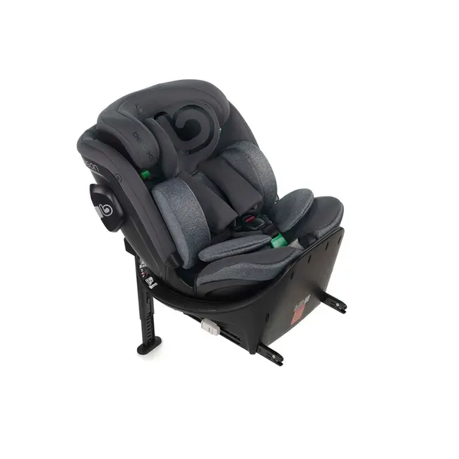 Scaun auto, Be Cool, Wagon I-Size, Rotire 360 grade, 40 - 150 cm, 0 - 36 kg, Cu Isofix si picior stabilizator, Cu protectie laterala de siguranta, Conform cu standardul european de securitate ECE R129, Be Antracita BYN8420421092743