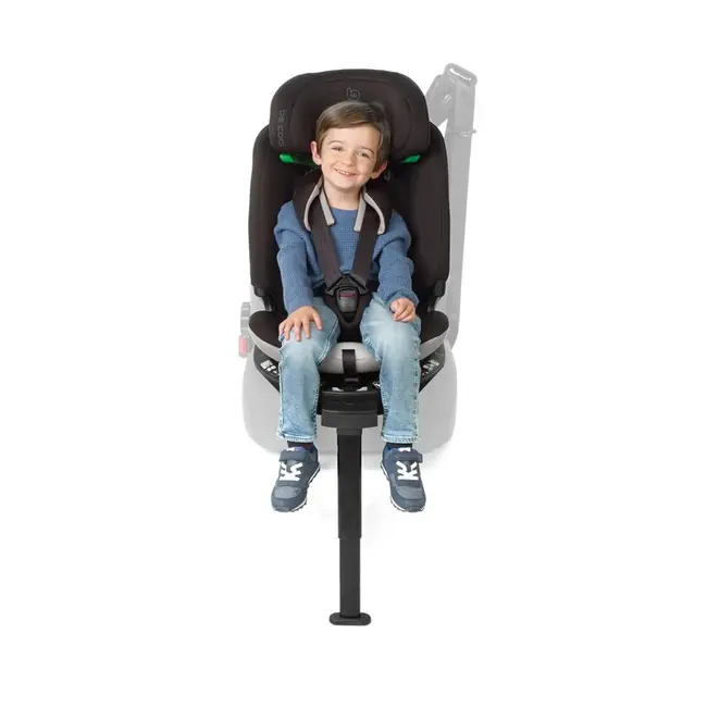 Scaun auto, Be Cool, Wagon I-Size, Rotire 360 grade, 40 - 150 cm, 0 - 36 kg, Cu Isofix si picior stabilizator, Cu protectie laterala de siguranta, Conform cu standardul european de securitate ECE R129, Be Antracita BYN8420421092743