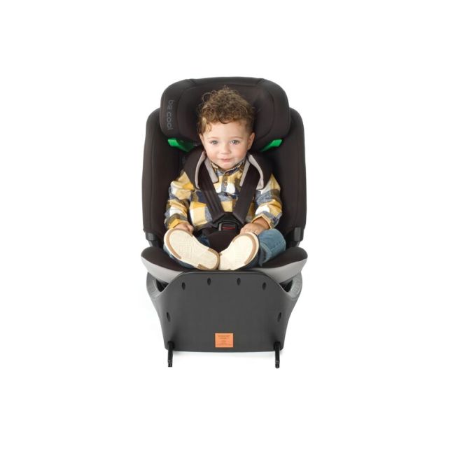 Scaun auto, Be Cool, Wagon I-Size, Rotire 360 grade, 40 - 150 cm, 0 - 36 kg, Cu Isofix si picior stabilizator, Cu protectie laterala de siguranta, Conform cu standardul european de securitate ECE R129, Be Antracita BYN8420421092743