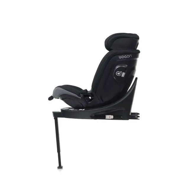 Scaun auto, Be Cool, Wagon I-Size, Rotire 360 grade, 40 - 150 cm, 0 - 36 kg, Cu Isofix si picior stabilizator, Cu protectie laterala de siguranta, Conform cu standardul european de securitate ECE R129, Be Antracita BYN8420421092743