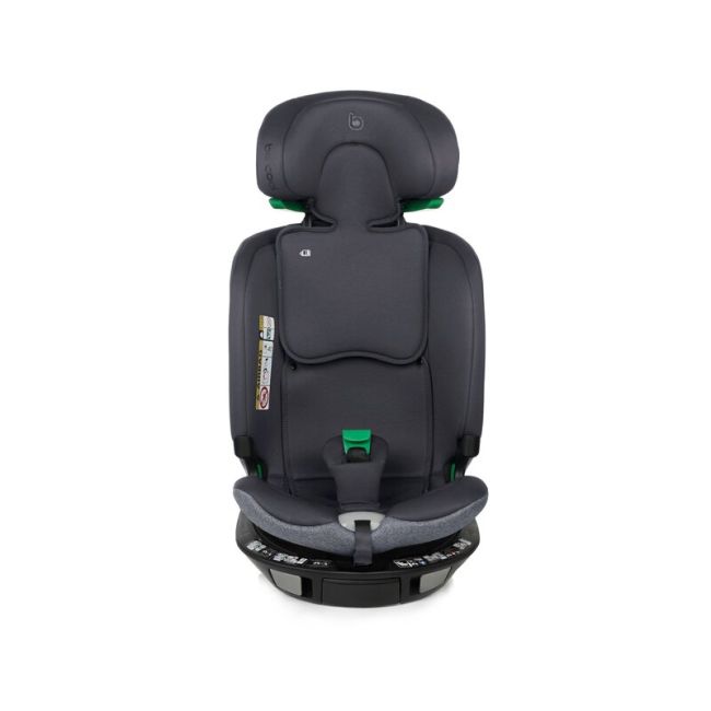 Scaun auto, Be Cool, Wagon I-Size, Rotire 360 grade, 40 - 150 cm, 0 - 36 kg, Cu Isofix si picior stabilizator, Cu protectie laterala de siguranta, Conform cu standardul european de securitate ECE R129, Be Antracita BYN8420421092743