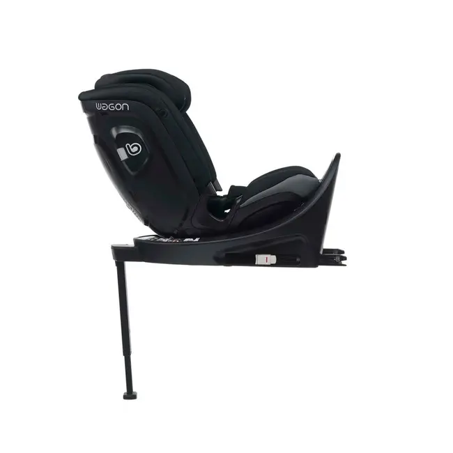 Scaun auto, Be Cool, Wagon I-Size, Rotire 360 grade, 40 - 150 cm, 0 - 36 kg, Cu Isofix si picior stabilizator, Cu protectie laterala de siguranta, Conform cu standardul european de securitate ECE R129, Be Antracita BYN8420421092743