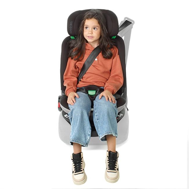Scaun auto, Be Cool, Wagon I-Size, Rotire 360 grade, 40 - 150 cm, 0 - 36 kg, Cu Isofix si picior stabilizator, Cu protectie laterala de siguranta, Conform cu standardul european de securitate ECE R129, Petrol BYN8420421092750