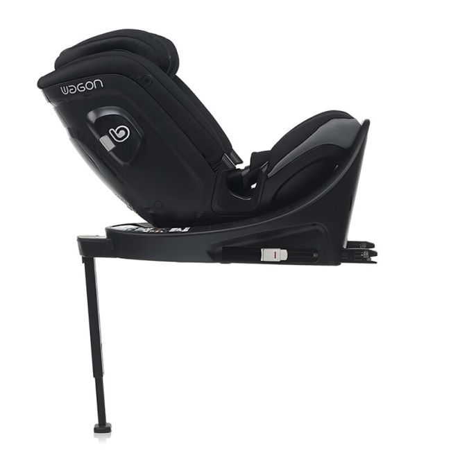 Scaun auto, Be Cool, Wagon I-Size, Rotire 360 grade, 40 - 150 cm, 0 - 36 kg, Cu Isofix si picior stabilizator, Cu protectie laterala de siguranta, Conform cu standardul european de securitate ECE R129, Petrol BYN8420421092750
