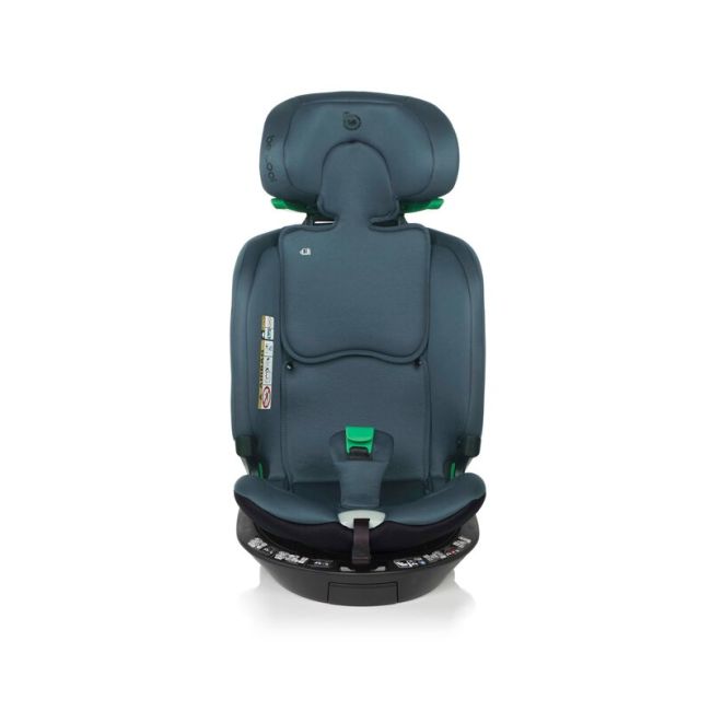 Scaun auto, Be Cool, Wagon I-Size, Rotire 360 grade, 40 - 150 cm, 0 - 36 kg, Cu Isofix si picior stabilizator, Cu protectie laterala de siguranta, Conform cu standardul european de securitate ECE R129, Petrol BYN8420421092750