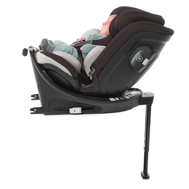 Scaun auto, Be Cool, Wagon I-Size, Rotire 360 grade, 40 - 150 cm, 0 - 36 kg, Cu Isofix si picior stabilizator, Cu protectie laterala de siguranta, Conform cu standardul european de securitate ECE R129, Petrol BYN8420421092750