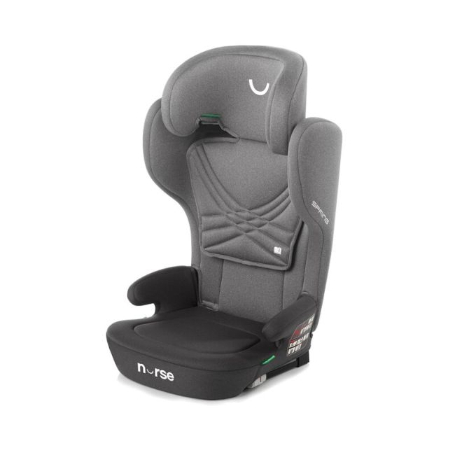 Scaun auto, Nurse, Spring, I-Size, Cu sistem isofix, Pliabil, 100-150 cm, 4-12 ani, Conform cu standardul european de securitate ECE R129, Storm BYN8420421091821