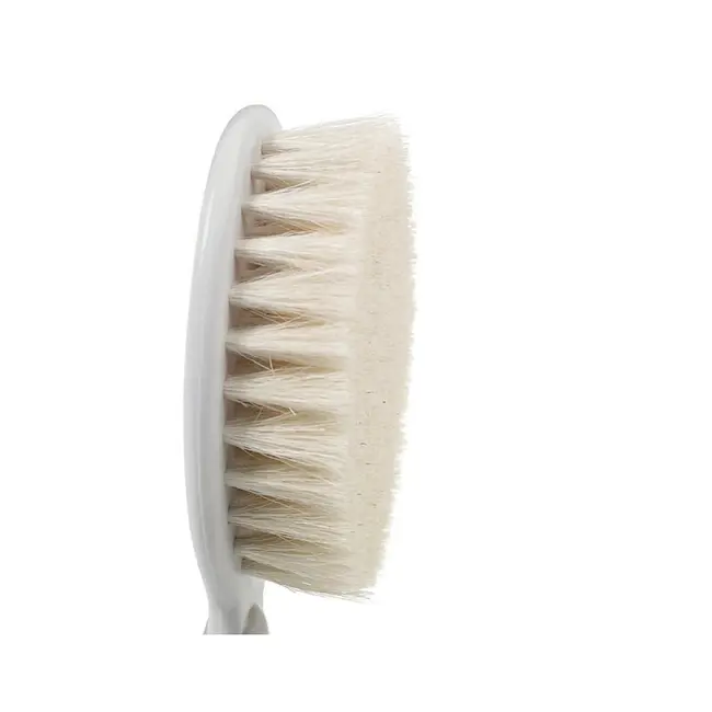 Set perie si pieptene, Jane, Din peri naturali, 0 luni+, Bej BYN8420421071588