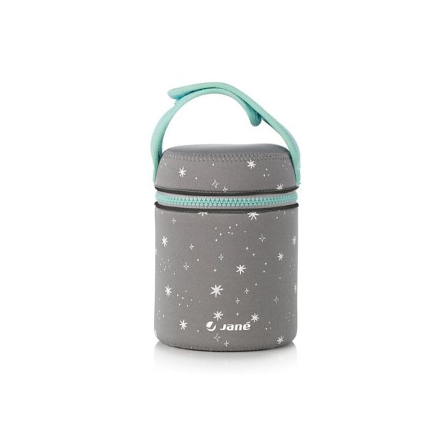Termos mancare solida bebelusi, Jane, Din otel inoxidabil, 550 ml, Fara BPA, Cu gentuta din izopren, Mint BYN8420421071922