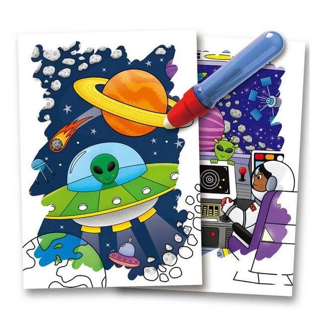 Water magic: carte de colorat spatiul cosmic