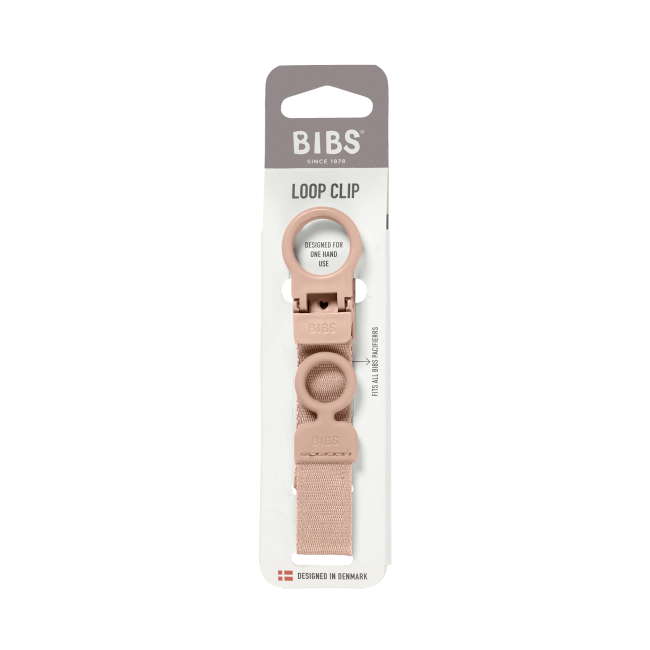Bibs - lantisor clip loop pentru suzeta, blush bbb9501244