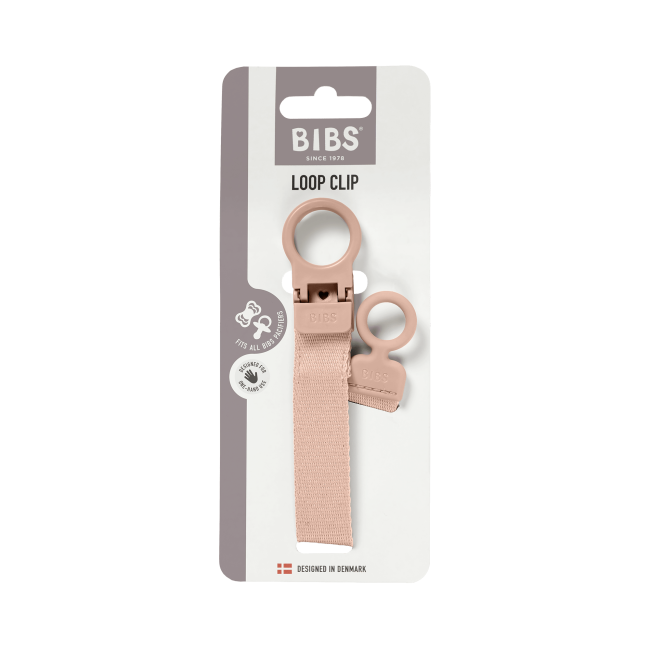 Bibs - lantisor clip loop pentru suzeta, blush bbb9501244