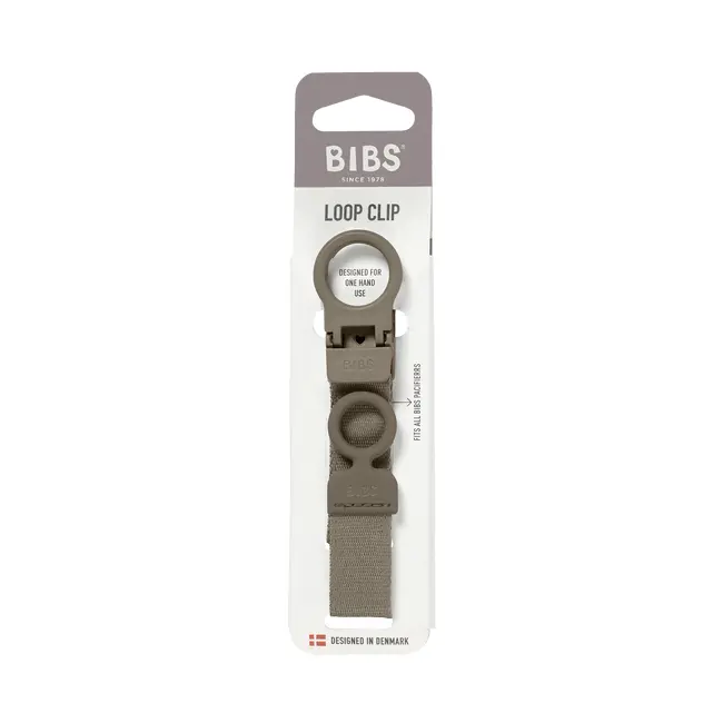 Bibs - lantisor clip loop pentru suzeta, dark oak bbb9501243