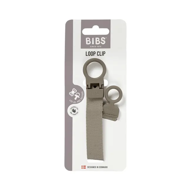 Bibs - lantisor clip loop pentru suzeta, dark oak bbb9501243