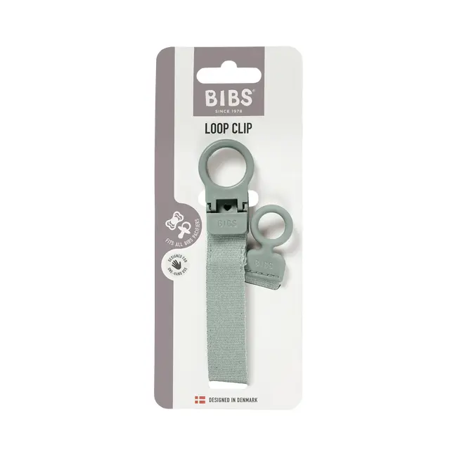 Bibs - lantisor clip loop pentru suzeta, sage bbb9501250