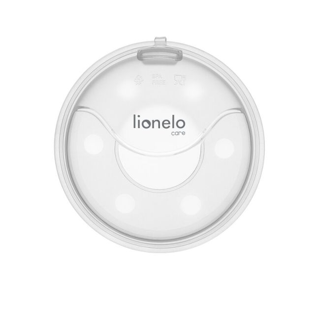 Colector de lapte, Lionelo, Milky, 2 buc, Se potriveste tuturor sutienelor, Cutie depozitare igienica inclusa, Fara bisfenol A, Capacitate 40 ml, Transparent BYNLOC-MILKY_PLUS
