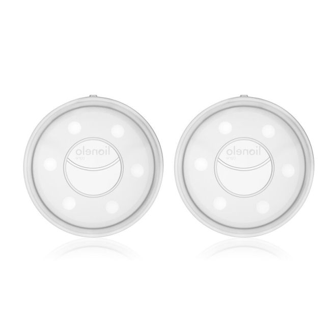 Colector de lapte, Lionelo, Milky, 2 buc, Se potriveste tuturor sutienelor, Cutie depozitare igienica inclusa, Fara bisfenol A, Capacitate 40 ml, Transparent BYNLOC-MILKY_PLUS