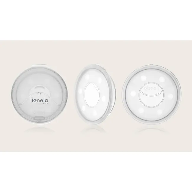 Colector de lapte, Lionelo, Milky, 2 buc, Se potriveste tuturor sutienelor, Cutie depozitare igienica inclusa, Fara bisfenol A, Capacitate 40 ml, Transparent BYNLOC-MILKY_PLUS