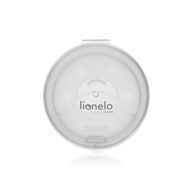 Colector de lapte, Lionelo, Milky, 2 buc, Se potriveste tuturor sutienelor, Cutie depozitare igienica inclusa, Fara bisfenol A, Capacitate 40 ml, Transparent BYNLOC-MILKY_PLUS