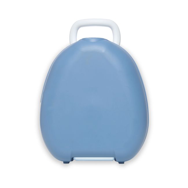 Olita portabila cu capac si maner My Carry Potty, Bleu pastel