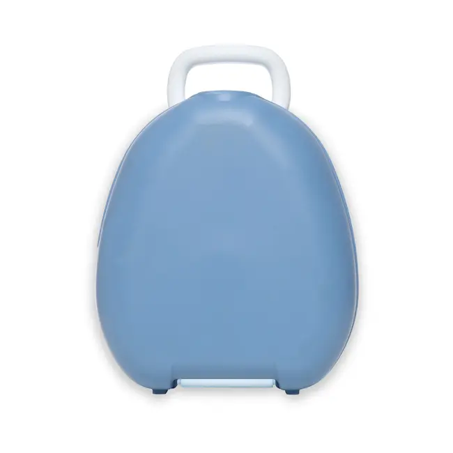 Olita portabila cu capac si maner My Carry Potty, Bleu pastel