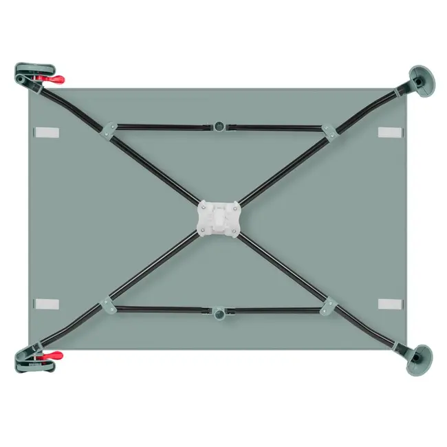 Patut pliant, Lionelo, Laura, 102 x 74 cm, Cu doua nivele, Functie de tarc, Cu roti, Include salteluta si geanta de transport, Pereti din plasa, Deschidere laterala, Pana la 15 kg, 0 luni +, Verde BYNLO-LAURA_GREEN_SAGE