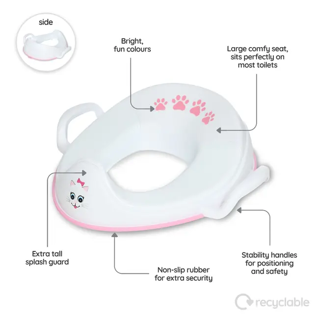 Reductor cu manere pentru toaleta, My Trainer Seat, Gargarita