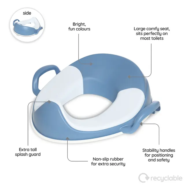 Reductor cu manere pentru toaleta, My Trainer Seat, Gargarita