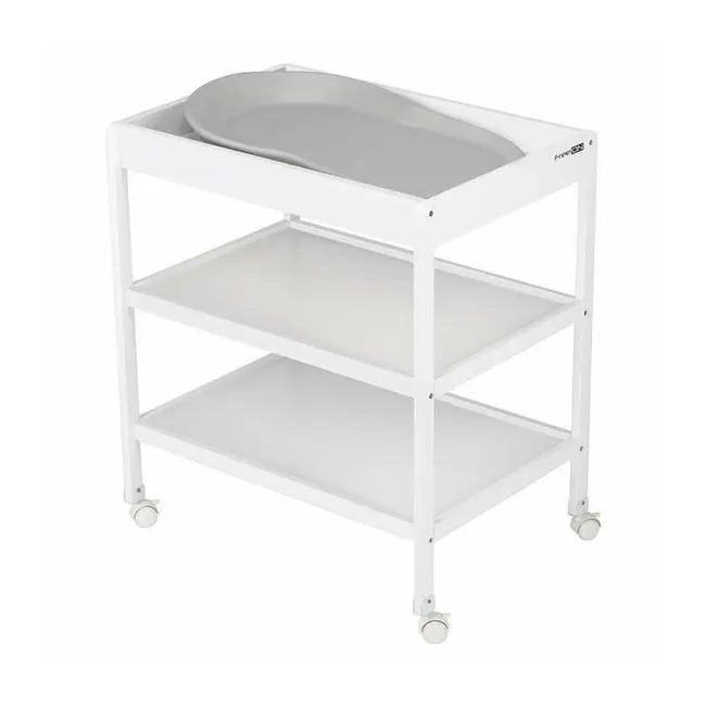 Saltea de infasat, FreeON, Prestige, Moale, Utilizabila si fara husa, Design ergonomic, Spuma PU, 70x44.5x11 cm, Fara BPA, 0 luni+, Grey BYN82450