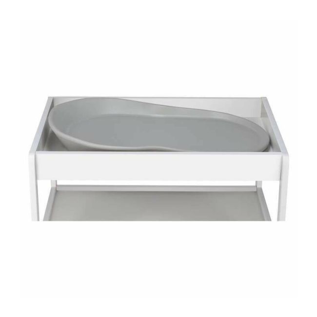 Saltea de infasat, FreeON, Prestige, Moale, Utilizabila si fara husa, Design ergonomic, Spuma PU, 70x44.5x11 cm, Fara BPA, 0 luni+, Grey BYN82450