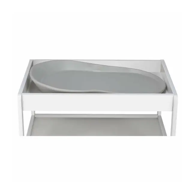 Saltea de infasat, FreeON, Prestige, Moale, Utilizabila si fara husa, Design ergonomic, Spuma PU, 70x44.5x11 cm, Fara BPA, 0 luni+, Grey BYN82450