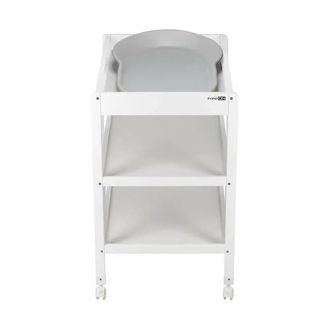 Saltea de infasat, FreeON, Prestige, Moale, Utilizabila si fara husa, Design ergonomic, Spuma PU, 70x44.5x11 cm, Fara BPA, 0 luni+, Grey BYN82450