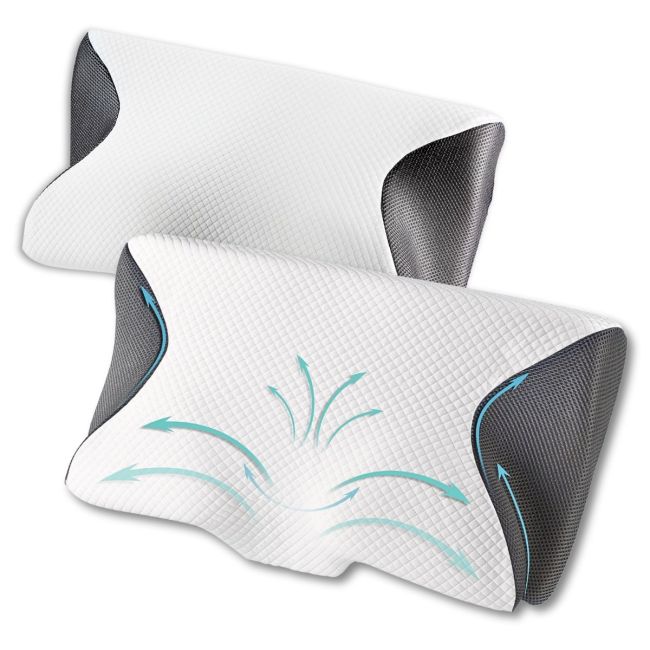 Set 2X perne ortopedice Suporto®️ din spuma cu memorie, cu extensii SPTSET2PDB000