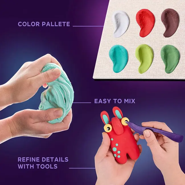 Set creatie Wood &amp; Craft - Little Worlds, 21*21cm - Mommy Troll KRTOK20031